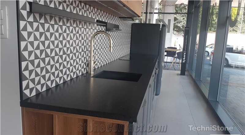 Taurus Terrazzo Dark Kitchen Countertops