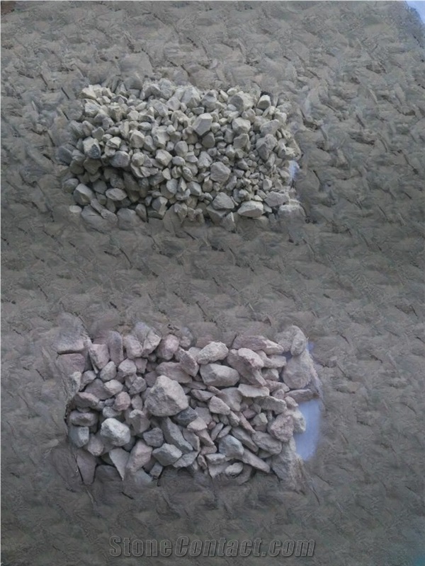 Zeolite Pebble Stone, Crushed Stone