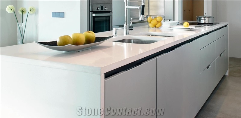 Composite Artificial Stone Countertops, Quartz Kitchen Tops