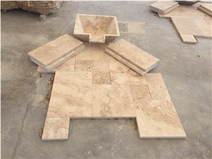 Cyrene Travertine French Pattern