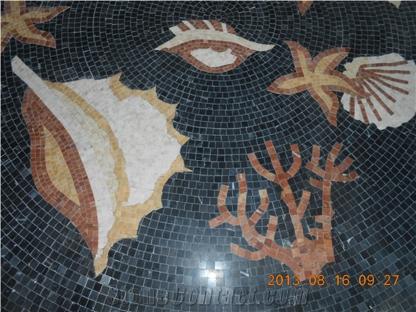 Marble Mosaic Design Pattern Flooring Mosaic Tiles