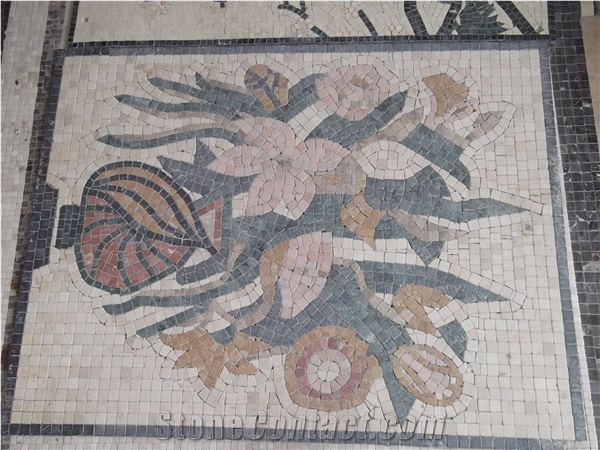 Mosaic Tile Wall Mosaic Style Interior Marble Flooring Tiles