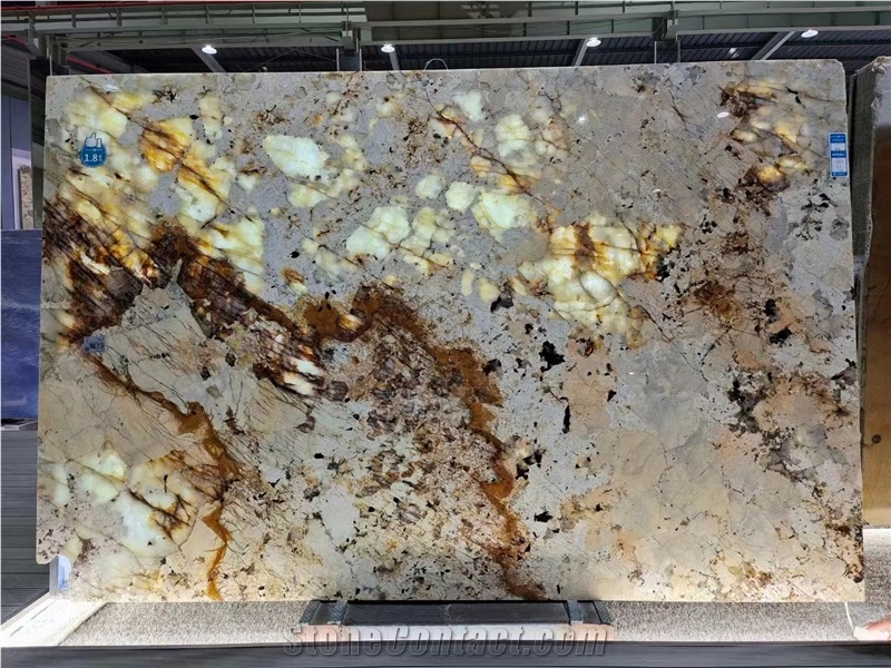 Beautiful White Quartzite Big Slab For Hotel Project