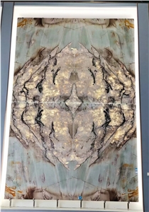 Big Slab Natural Stone For Wall Decoration Quartzite