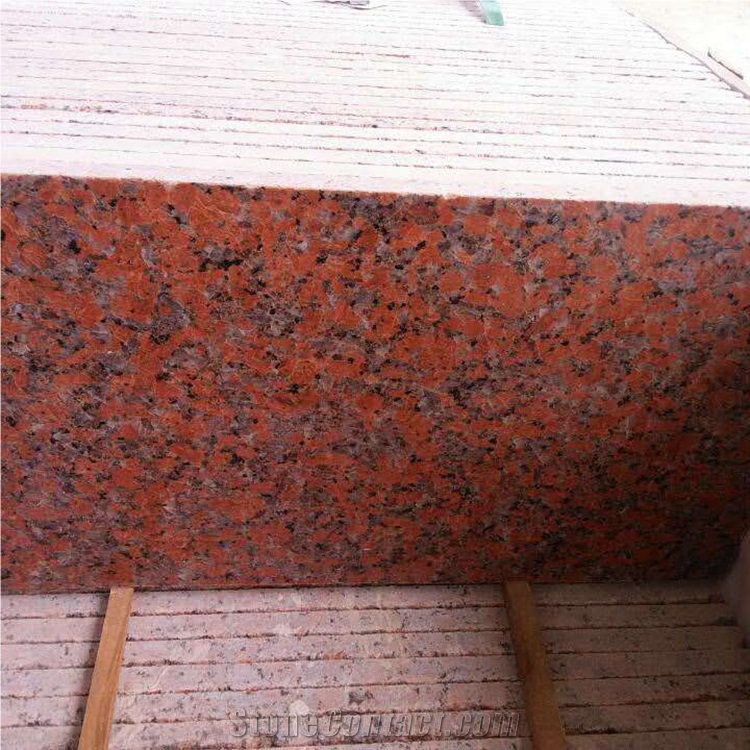 China G562 Maple Red Granite Full Bullnose Countertops