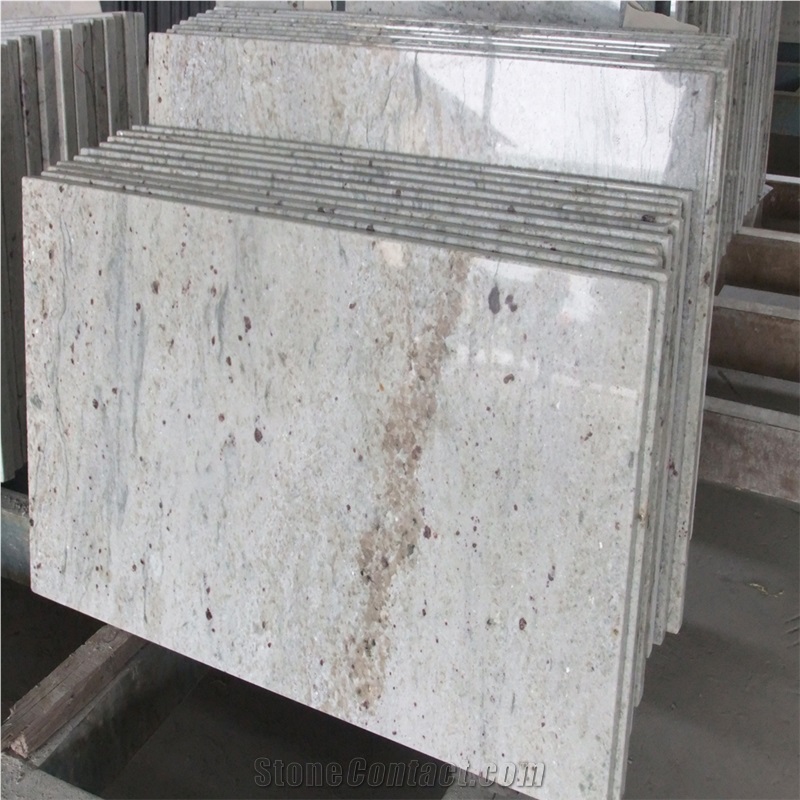 Commercial River White Granite Silk Stone Kitchen Countertops