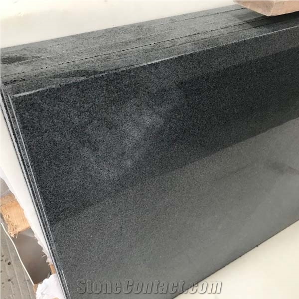 G654 Dark Grey Chinese Granite For Kitchen Countertop 3CM