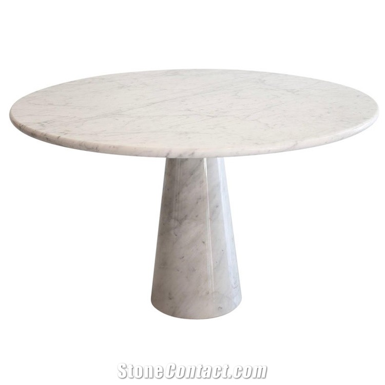 Modern Design Carrara White Natural Marble Center Table