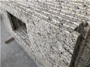 Natural Stone Giallo Ornamental Gold Granite Vanity Tops