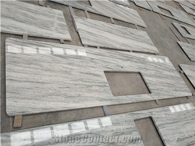 New River White Granite Countertops For Kitchen Bathroom