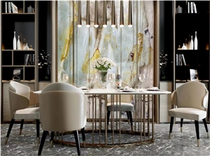 Nonopaque Quartzite Slab Tile For Wall Natural Stone