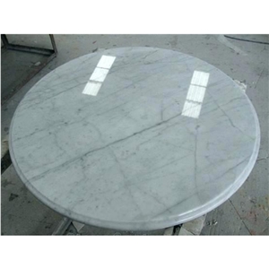 Resistant Round Stone Dining Coffee Marble Table Top