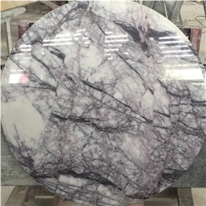 Round Natural Marble Coffee Center Dining Table Top