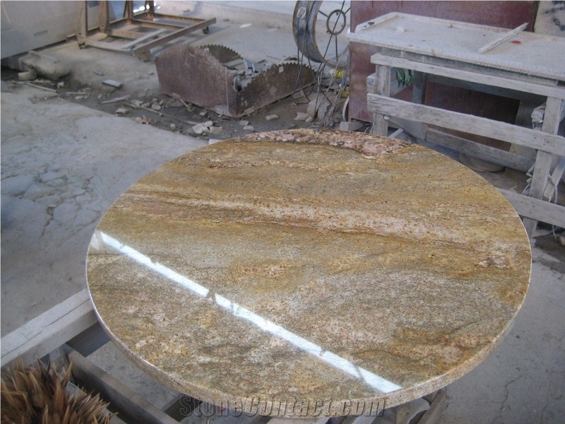 Round Natural Marble Coffee Center Dining Table Top