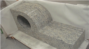 Santa Cecilia Gold Granite Hotel Bathroom Banjo Style Tops