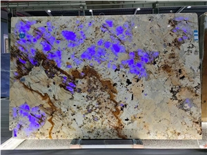 White Crytal Quartzite Slab Tile For Wall Decoration