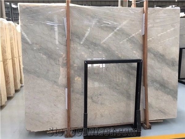 Malaysia Randy Silver Line Marble Polished Slabs Tiles