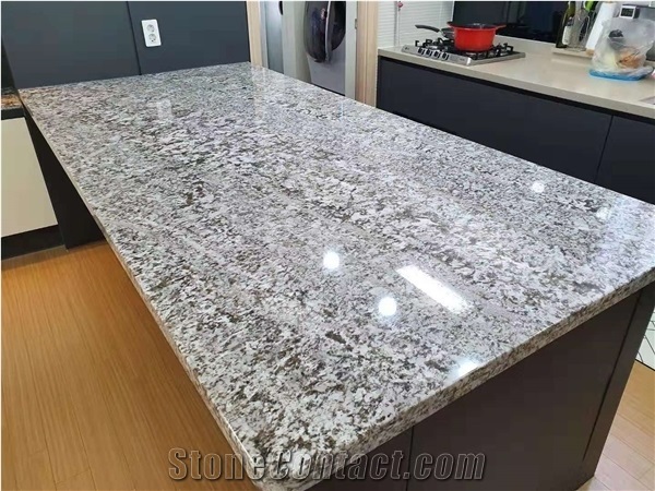 Brazil  Bianco Antico Granite Kitchen Countertop
