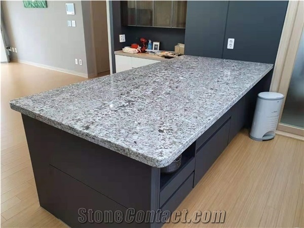 Brazil  Bianco Antico Granite Kitchen Countertop