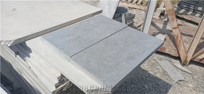 Hot Sales Grinded Bluestone Tiles Light Grey
