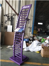 Metal Quartz Marble Stone Display Tower
