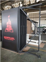 Showroom Slab Tile Metal Display Stand Rack