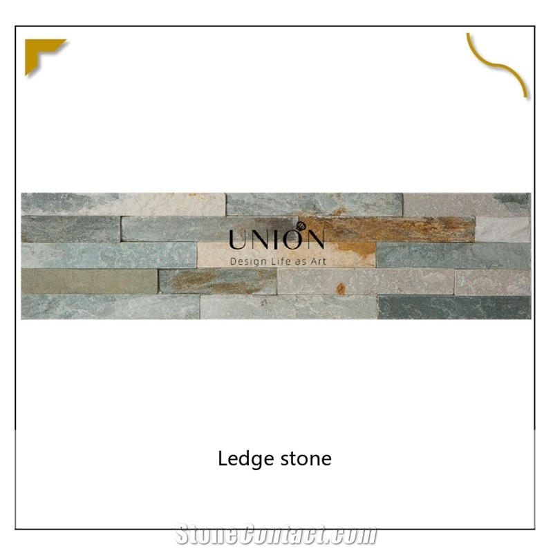 UNION DECO Natural Split Face Culture Stacked Stone Veneer