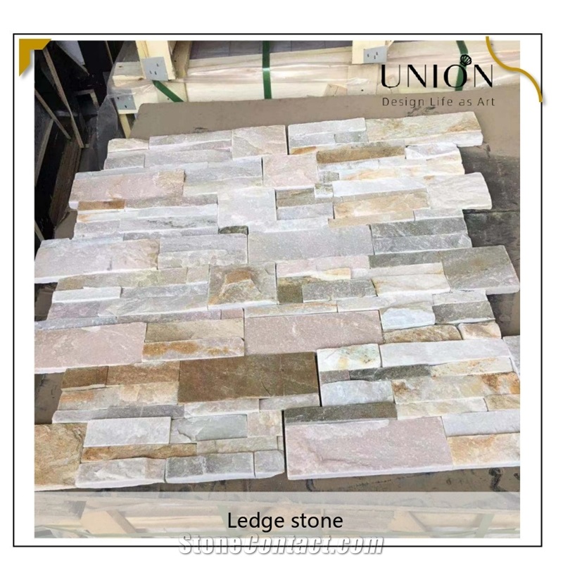 UNION DECO Thin Stone Veneer Natural Split Slate Stone Panel