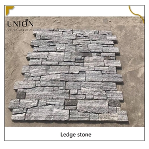 UNION DECO Dove Grey Granite Ledge Stone Wall Cladding Stone