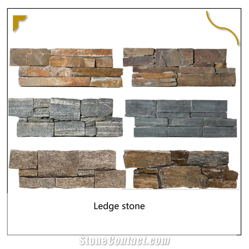 UNION DECO Dove Grey Granite Ledge Stone Wall Cladding Stone
