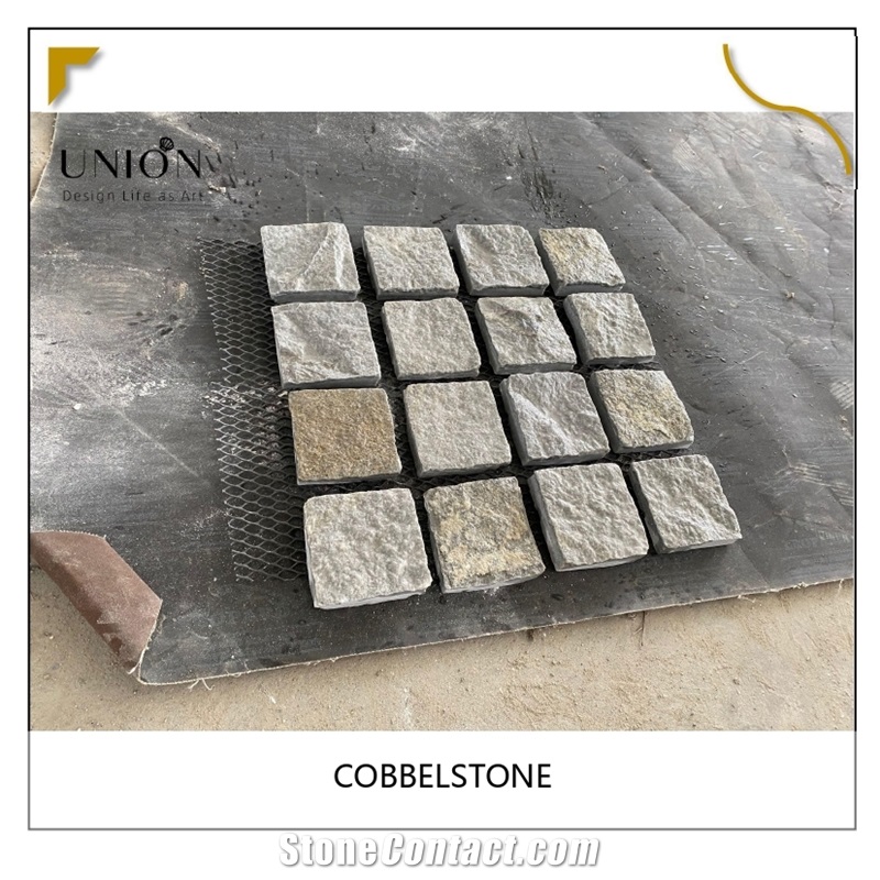 UNION DECO Natural Cube Stone Pavers Exterior Garden Floor
