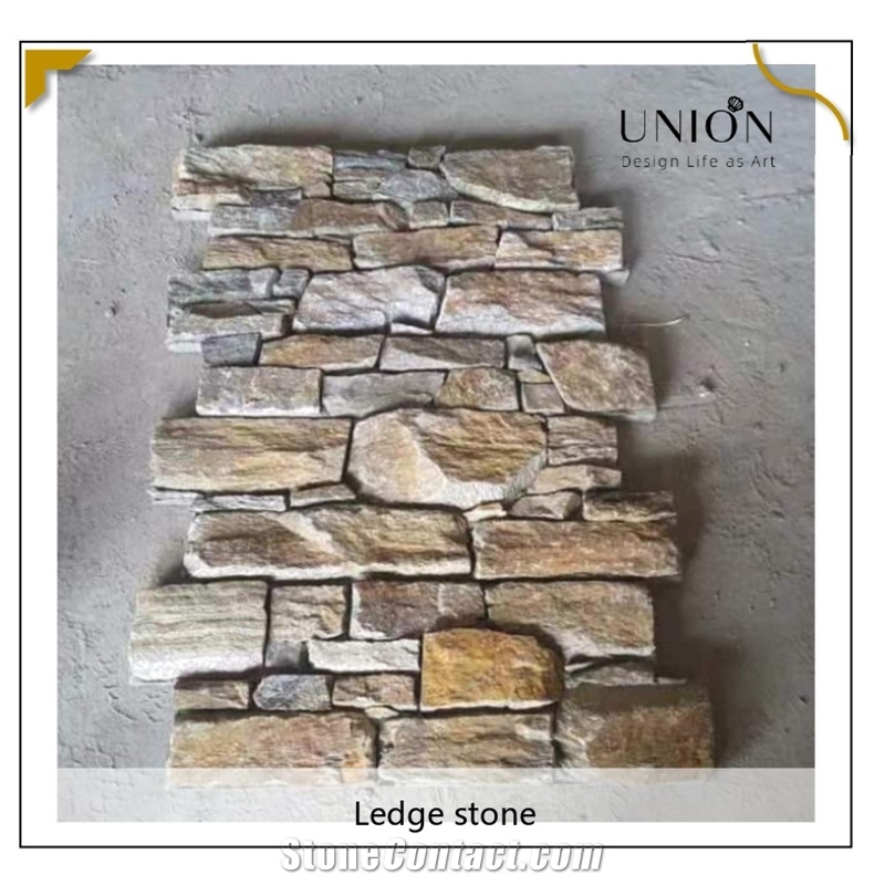 UNION DECO Rusty Quartzite Cladding Stone Stacked Stone