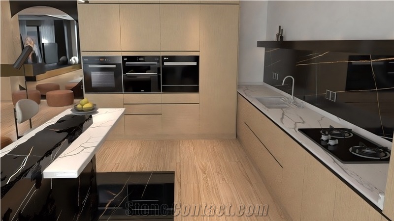 Calacatta Extra Quartz Finished Product