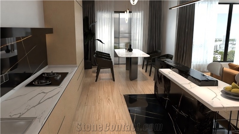 Calacatta Extra Quartz Finished Product