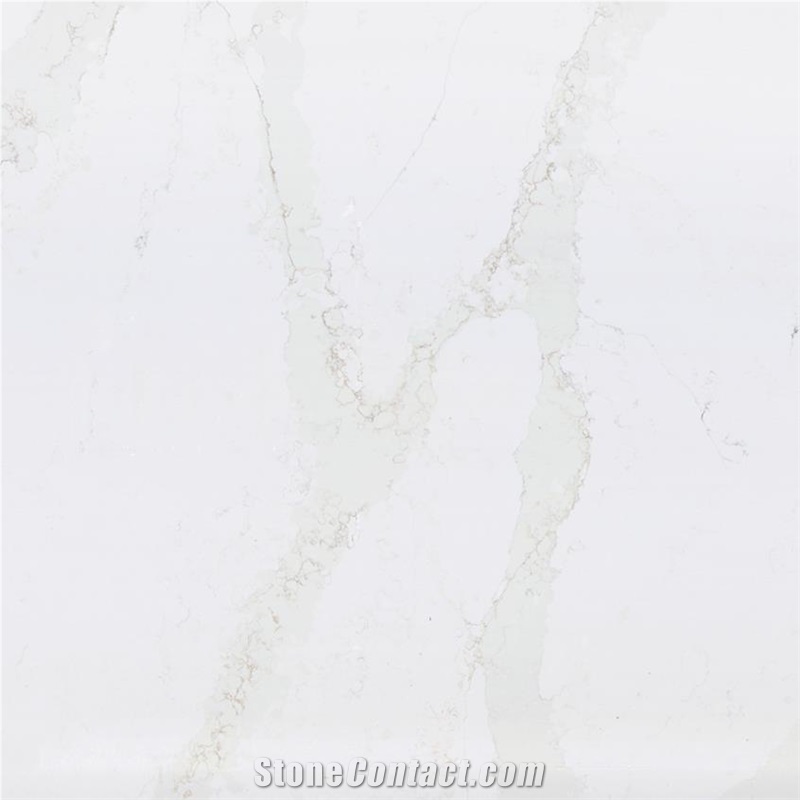 Calacatta Moonlight Quartz Tile