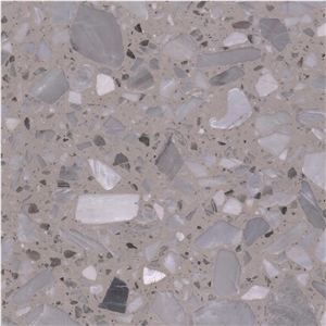 Yabo White Jade Terrazzo