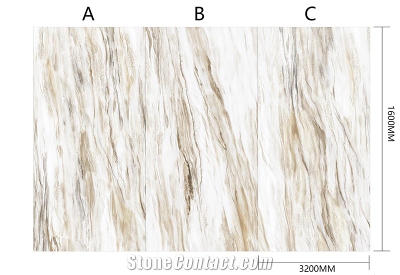 Evora Gold Sintered Stone Slab