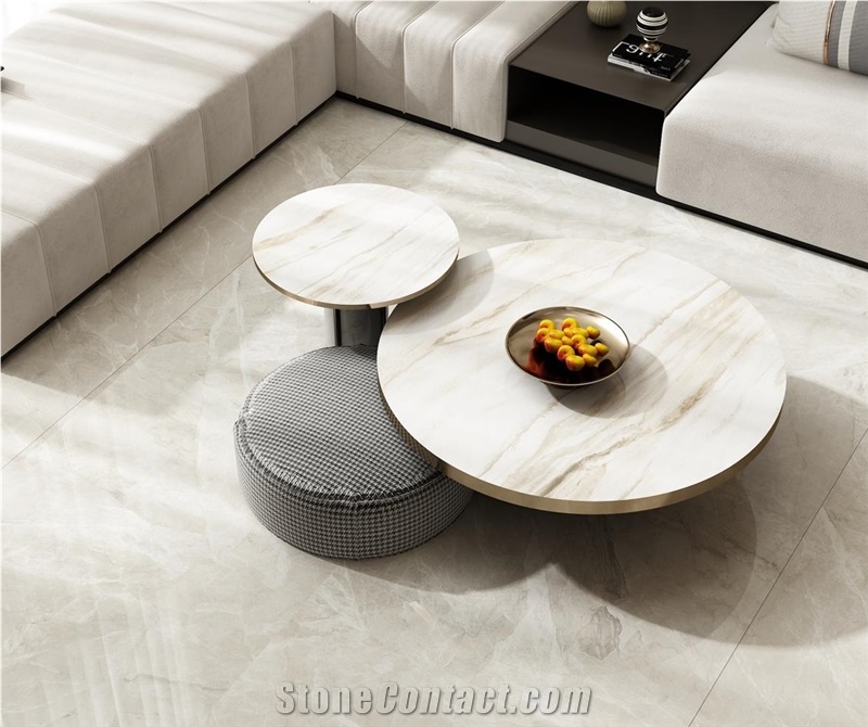 Evora Gold Sintered Stone Finished Product