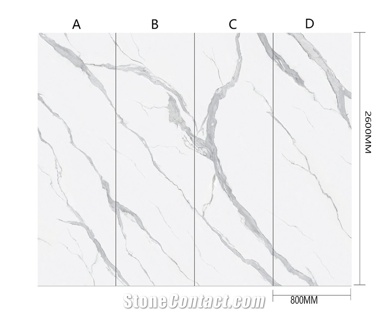 Arabescato Venato Sintered Stone Slab