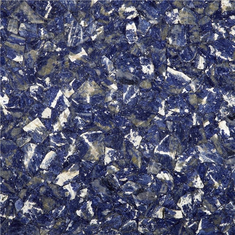 Blue Sodalite Semiprecious Stone 
