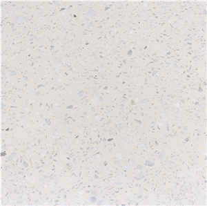 Ivory White Terrazzo