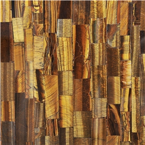 Tiger Eye Gold Semiprecious Stone