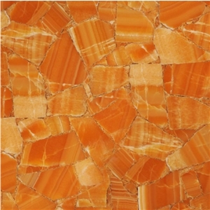 Calcite Orange Semiprecious Stone