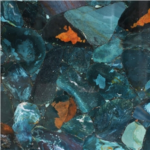 Green Jasper Semiprecious Stone
