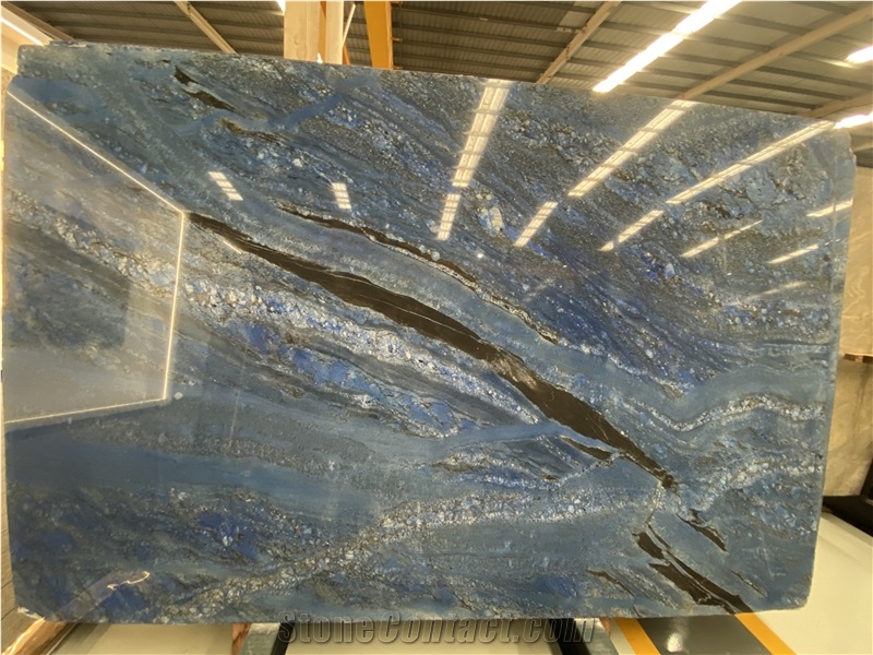 Blue Peacock Granite Slab