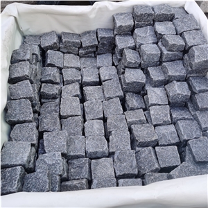 Green Porphyry 6 Sides Natural Tumbles Cobble Stone Paving