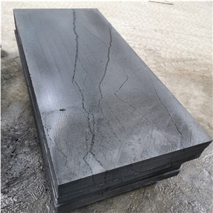 Hainan Black Ant Line Slabs Big Tiles