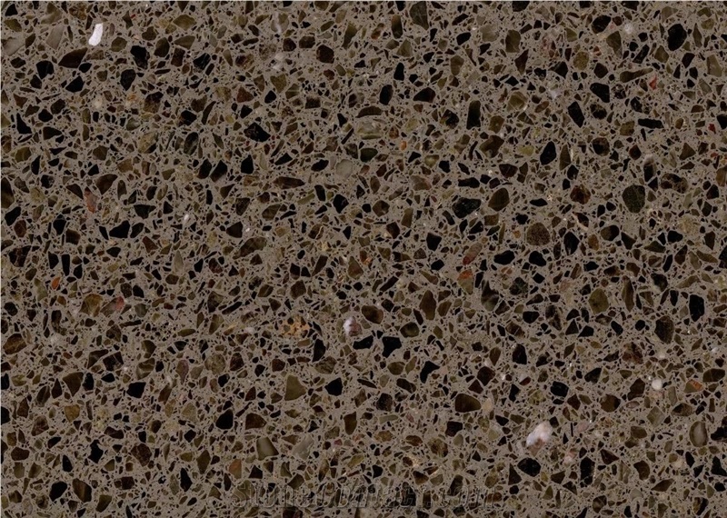 Brown Color Artificial Stone Terrazzo Stone
