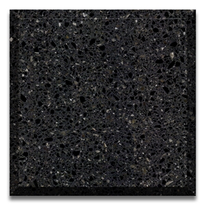Dark Grey Color Artificial Stone Terrazzo Slab