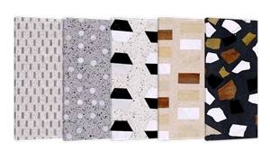 Different Pattern Of Terrazzo Tile For The Project